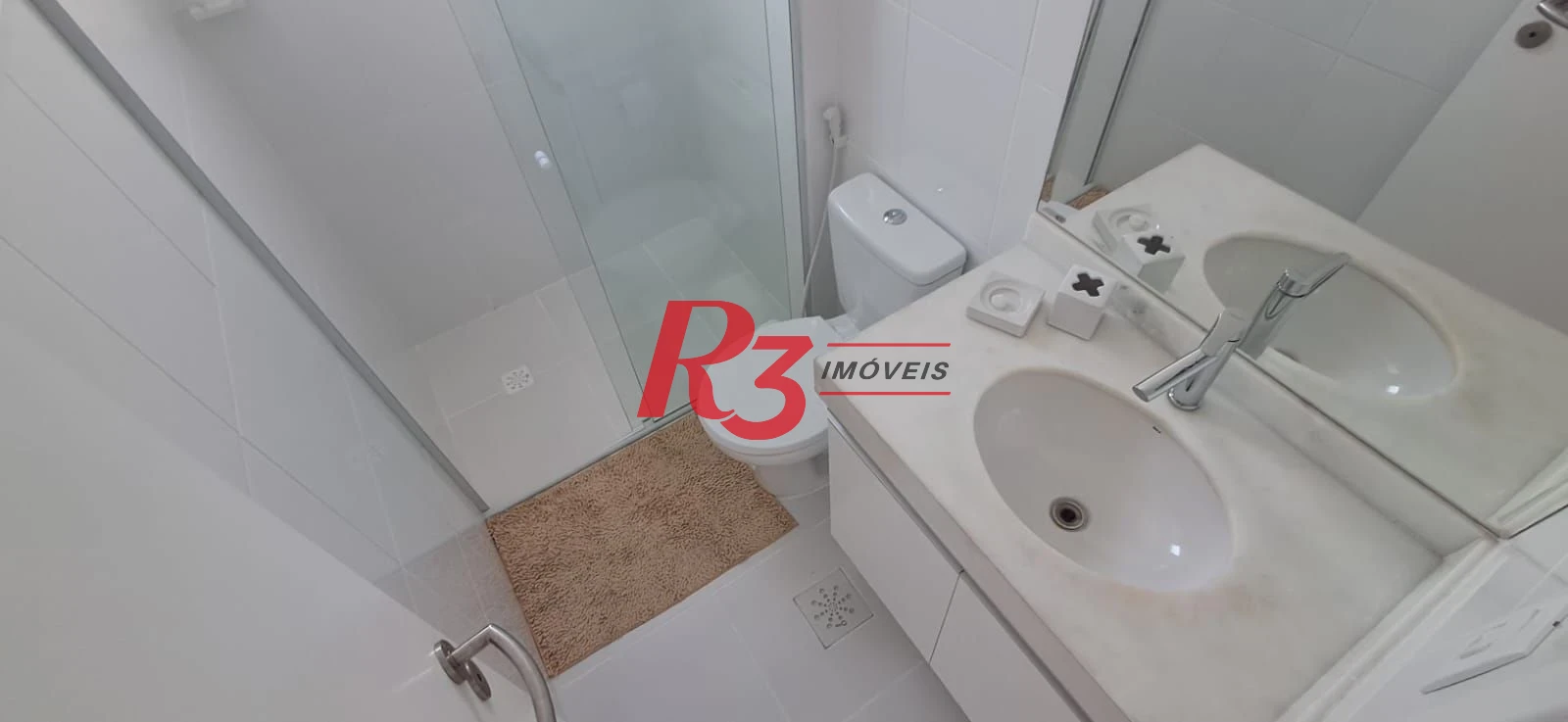 Apartamento com 1 dormitório para alugar, 36 m² por R$ 3.100,00/mês - Boqueirão - Santos/SP