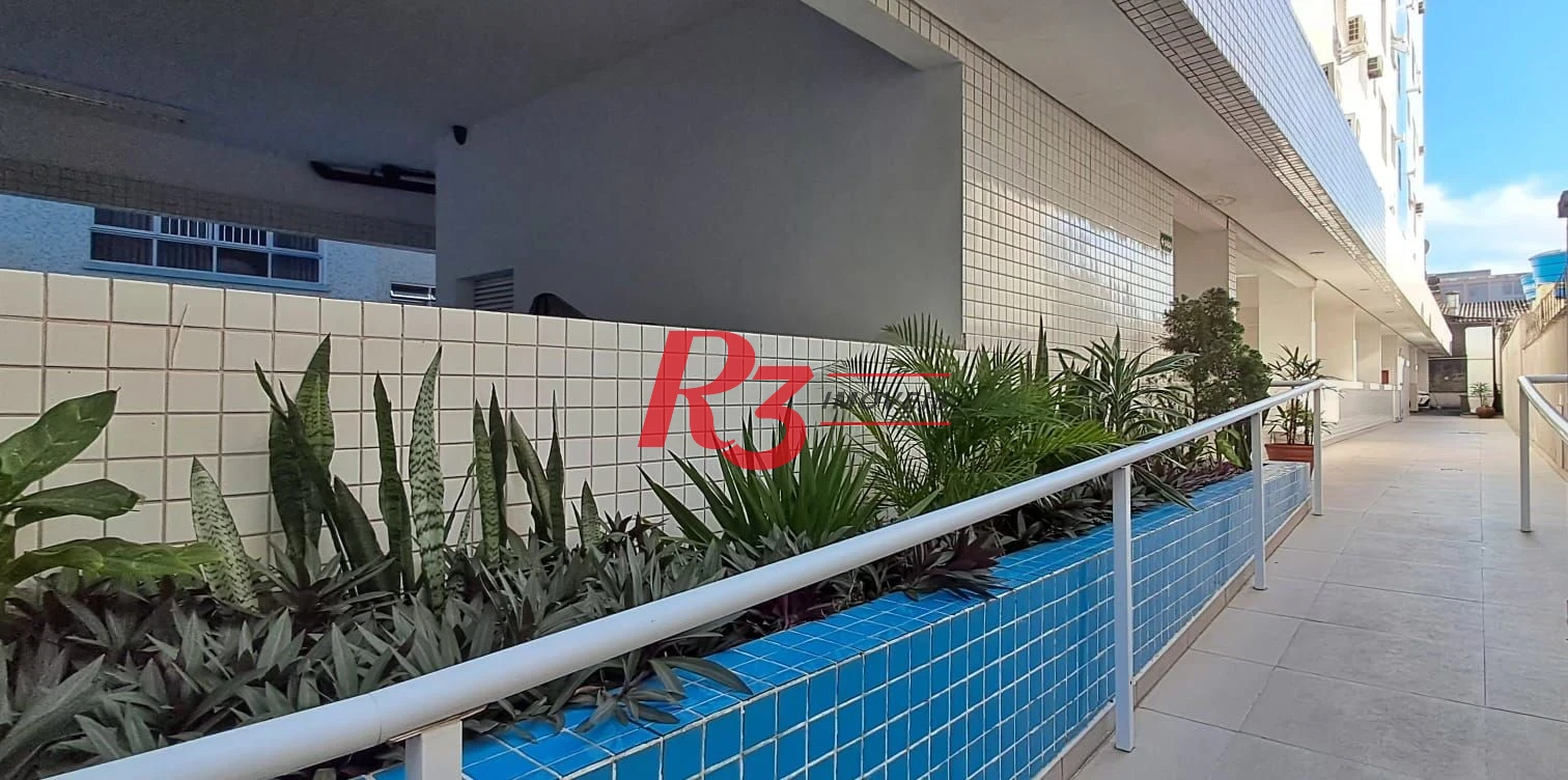 Apartamento com 1 dormitório para alugar, 36 m² por R$ 3.100,00/mês - Boqueirão - Santos/SP