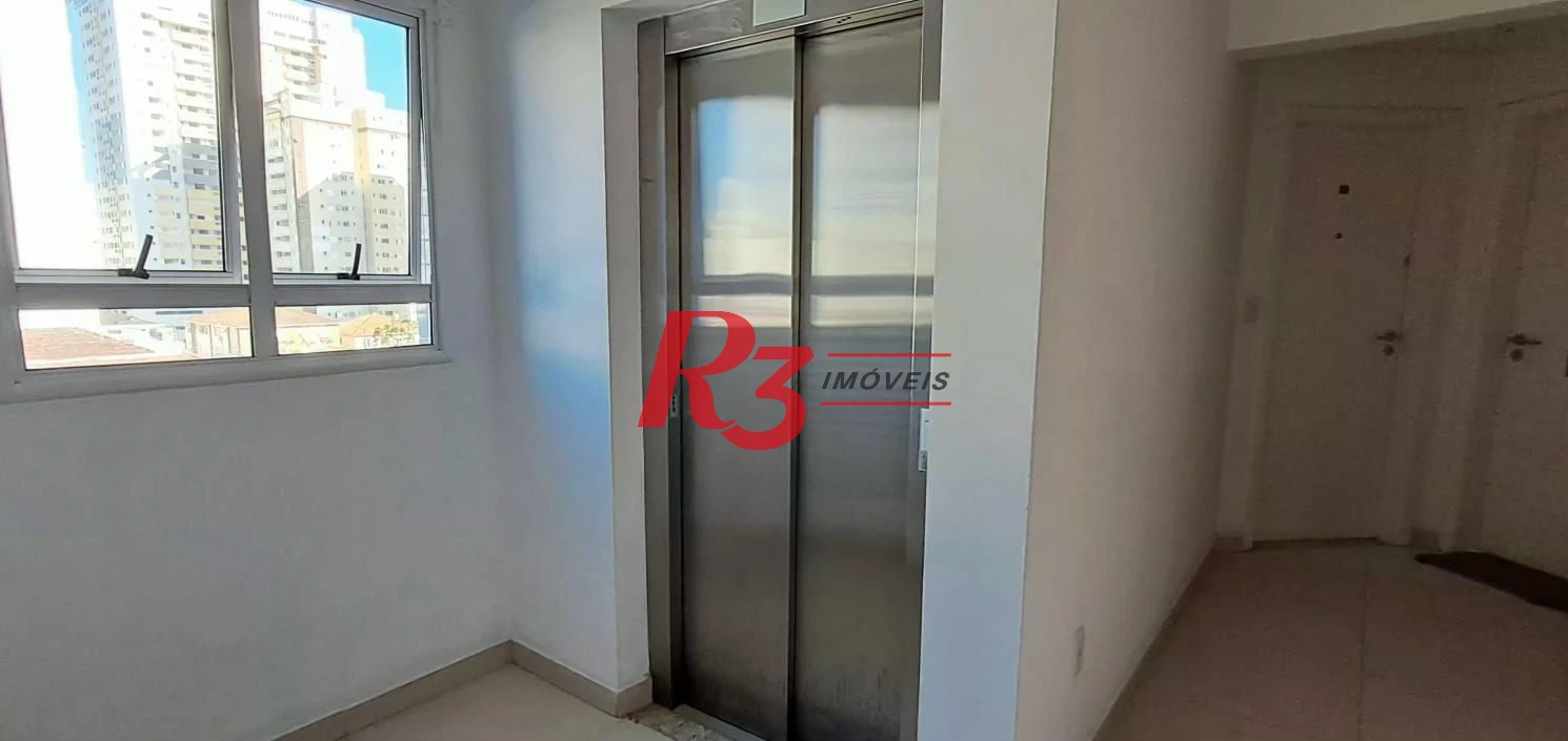 Apartamento com 1 dormitório para alugar, 36 m² por R$ 3.100,00/mês - Boqueirão - Santos/SP