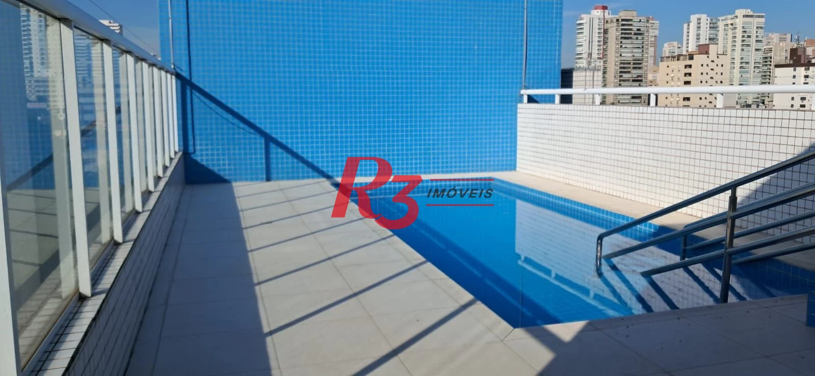 Apartamento com 1 dormitório para alugar, 36 m² por R$ 3.100,00/mês - Boqueirão - Santos/SP
