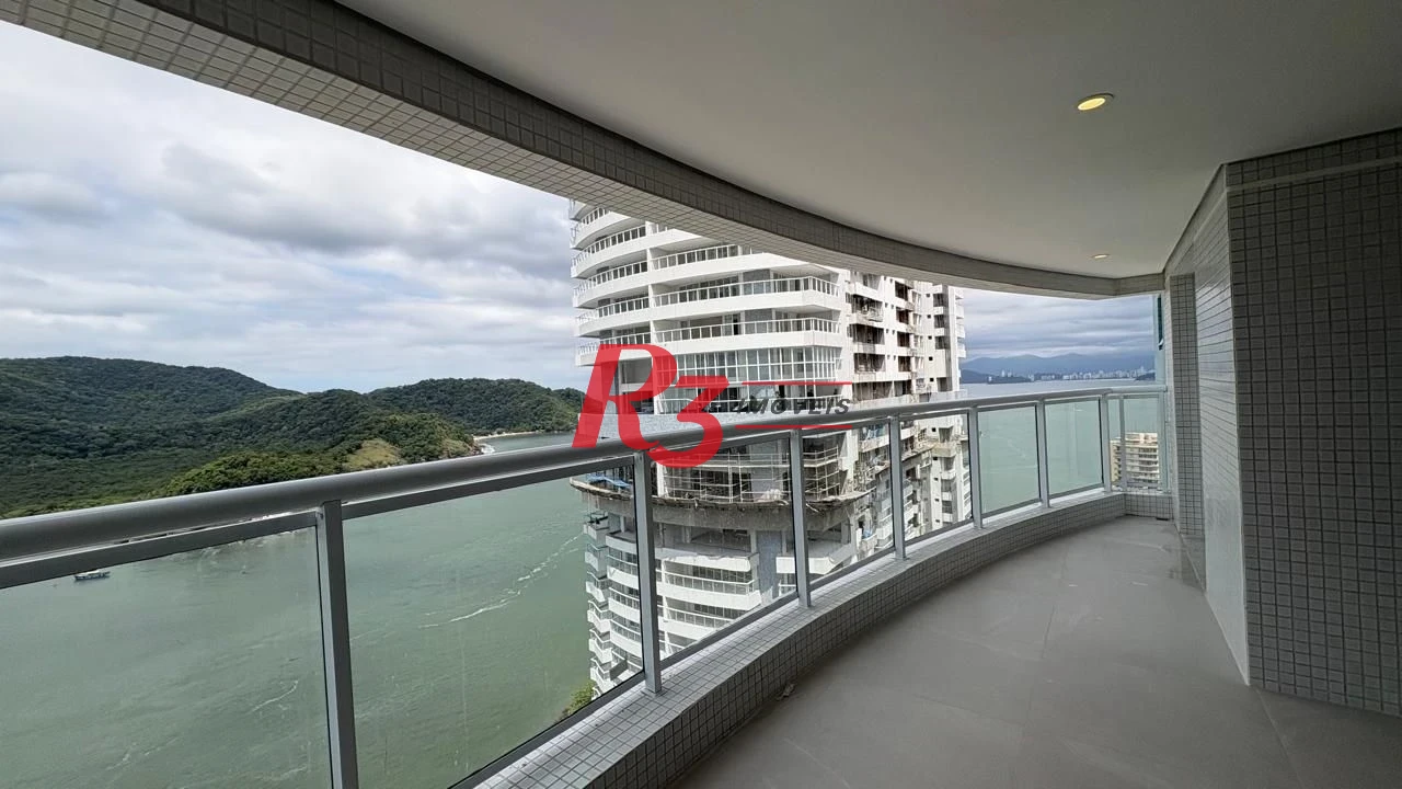 Apartamento com 3 dormitórios à venda, 163 m² por R$ 3.950.000,00 - Ponta da Praia - Santos/SP