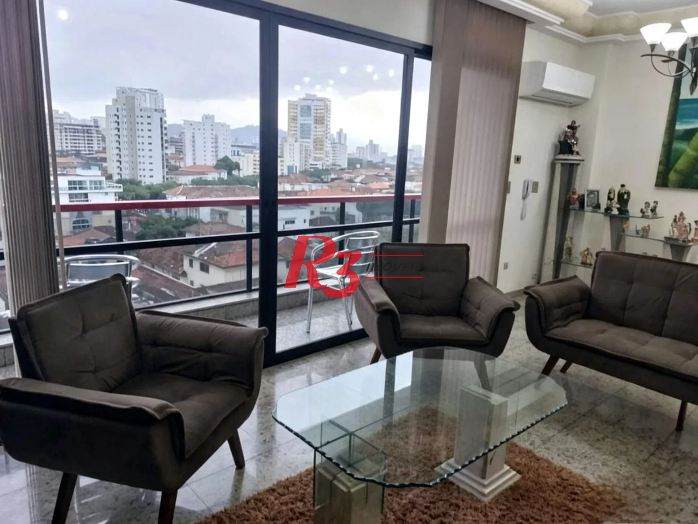 Apartamento com 3 dormitórios à venda, 140 m² por R$ 1.650.000,00 - Embaré - Santos/SP
