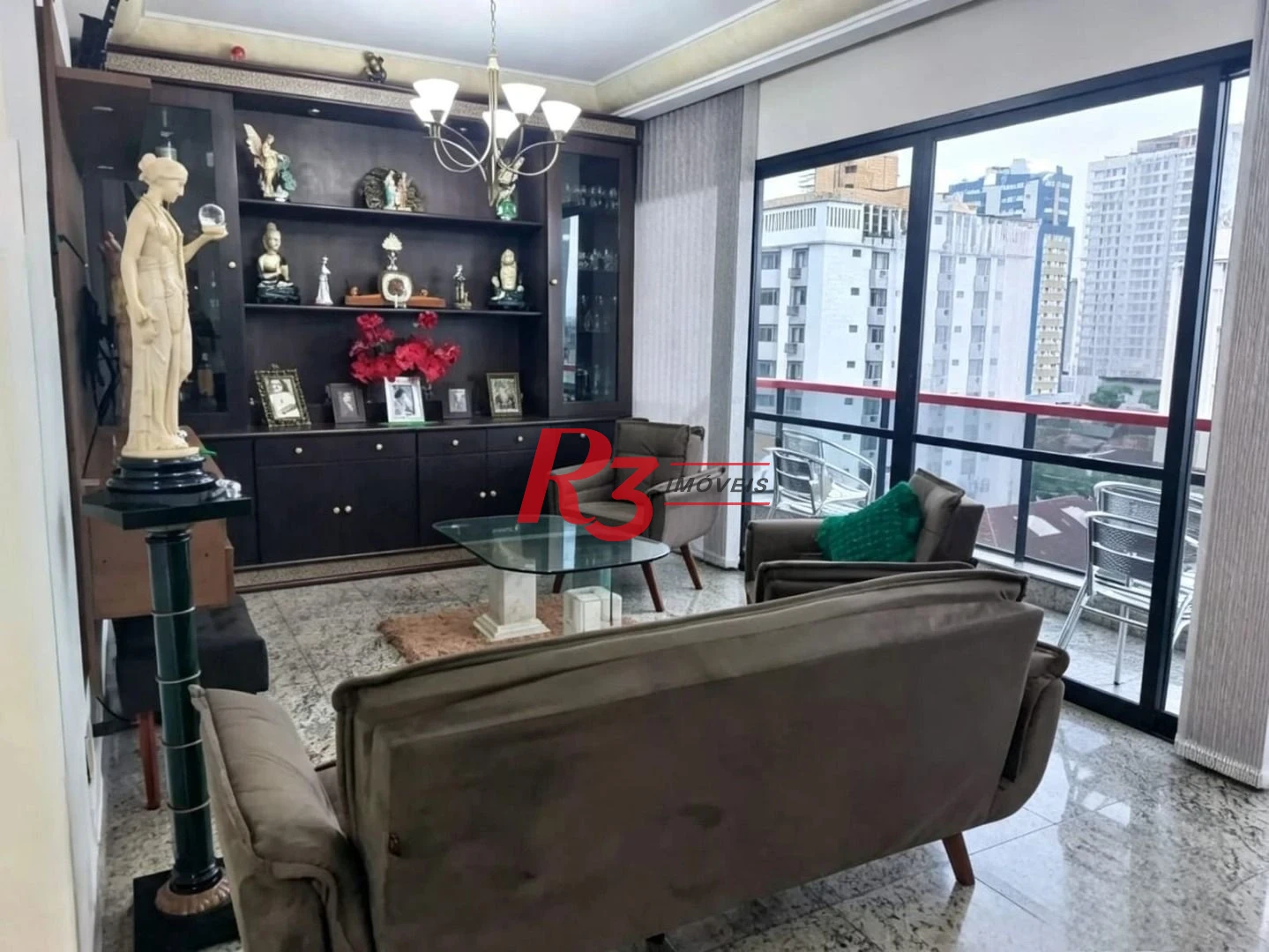 Apartamento com 3 dormitórios à venda, 140 m² por R$ 1.650.000,00 - Embaré - Santos/SP