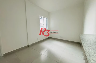 Kitnet com 1 dormitório à venda, 30 m² por R$ 330.000,00 - Embaré - Santos/SP