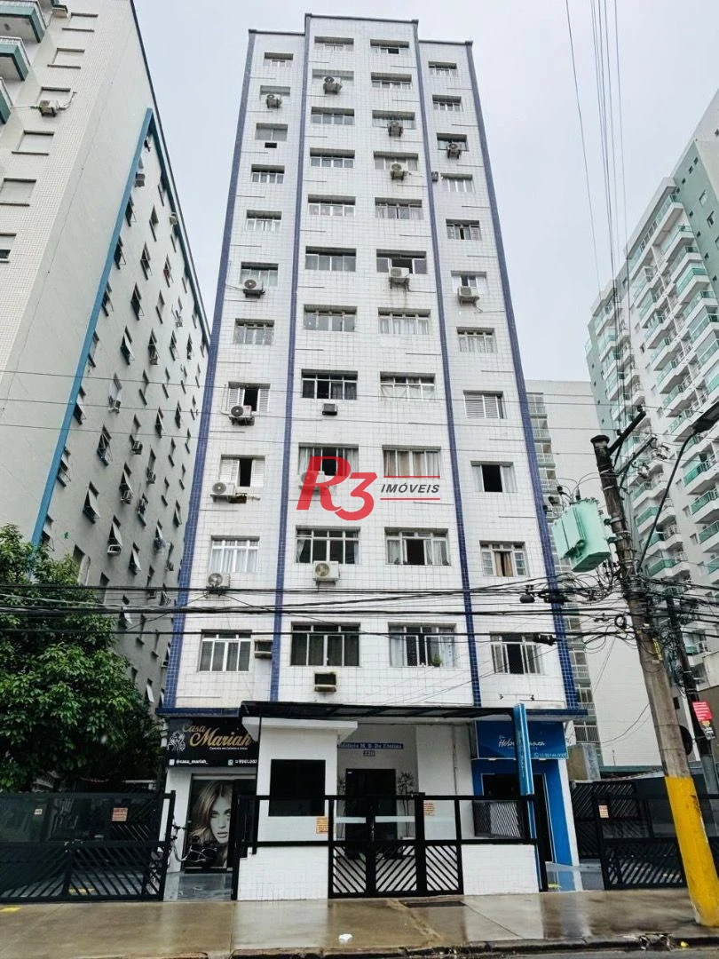 Kitnet com 1 dormitório à venda, 30 m² por R$ 330.000,00 - Embaré - Santos/SP