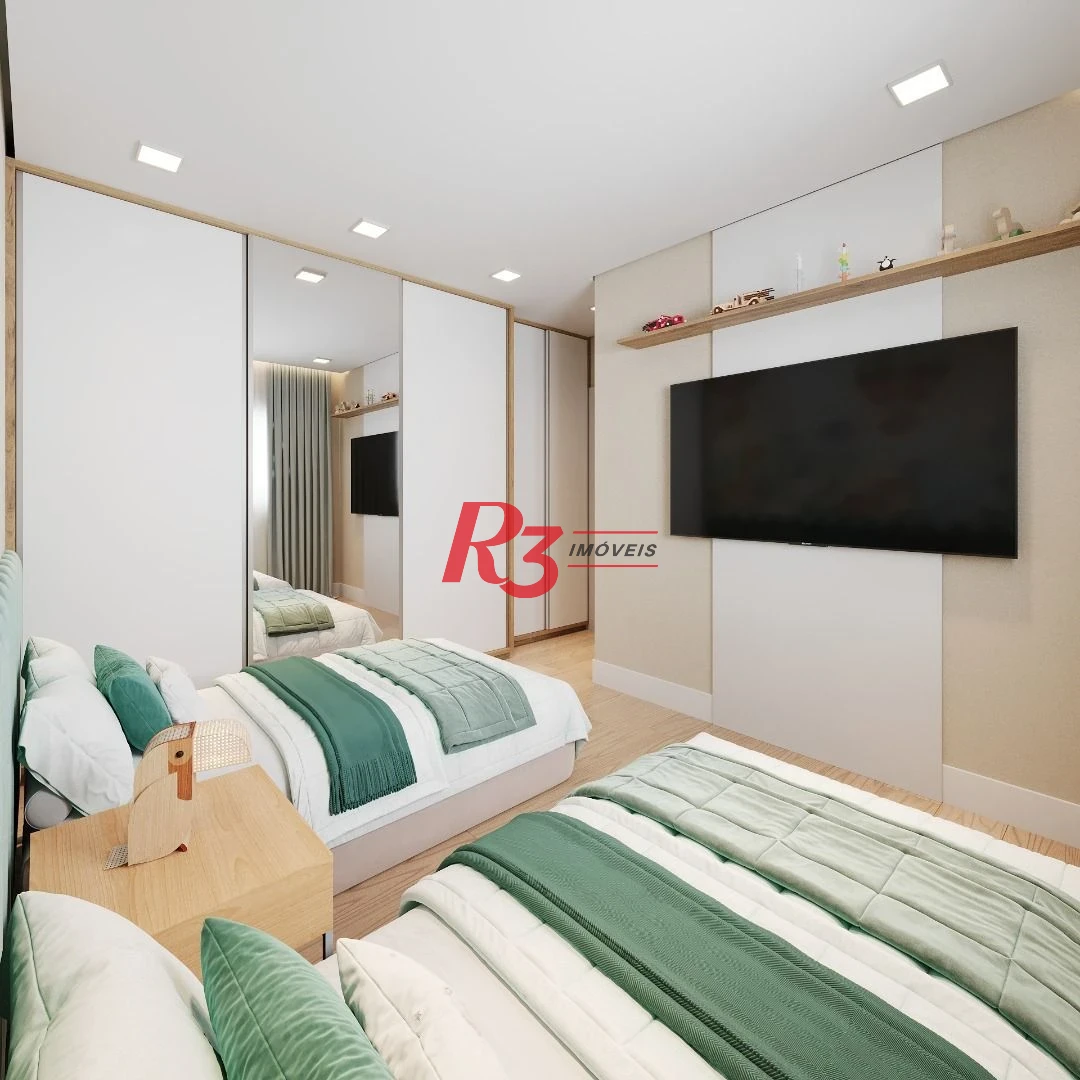 Apartamento com 3 dormitórios à venda, 158 m² por R$ 3.090.000,00 - Embaré - Santos/SP