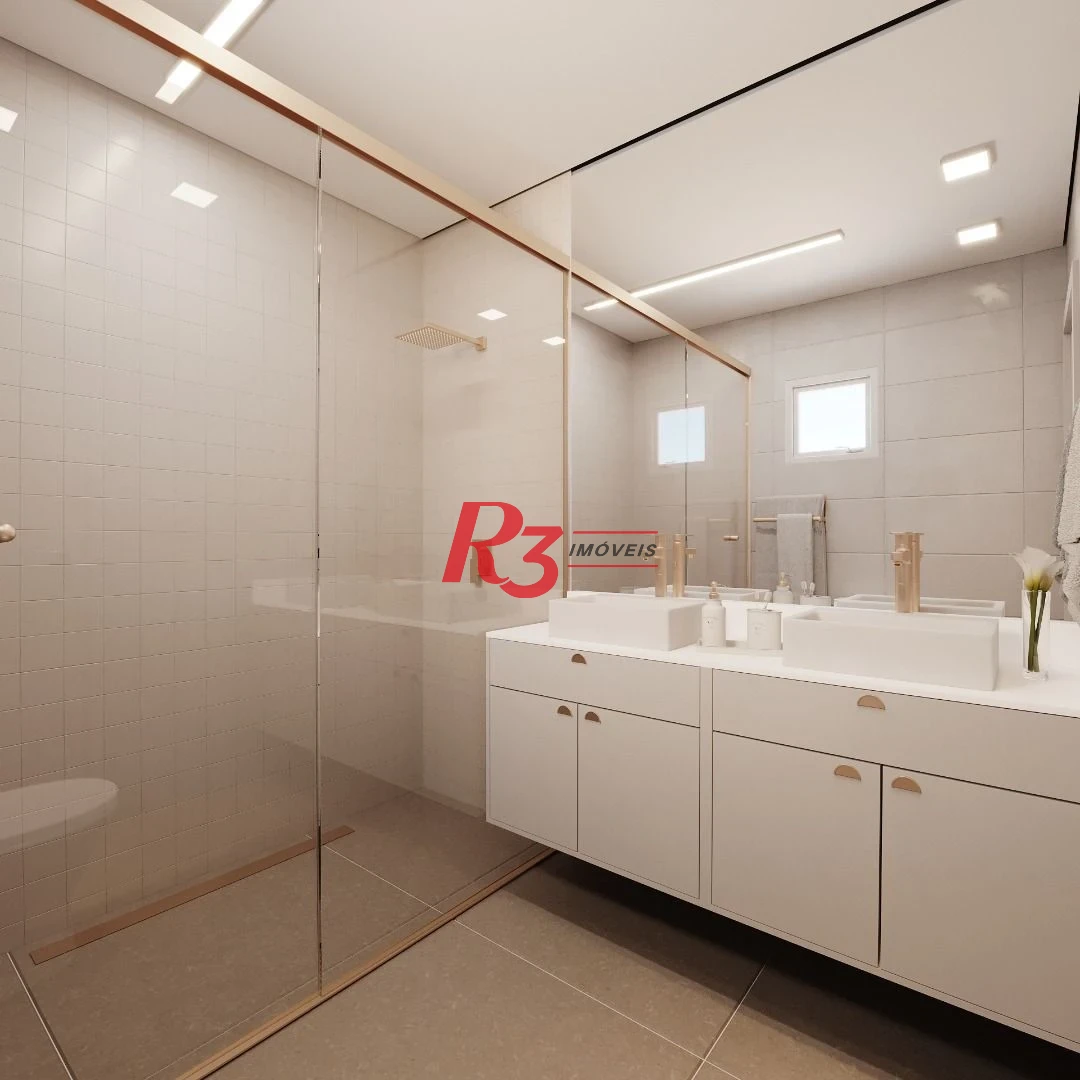 Apartamento com 3 dormitórios à venda, 158 m² por R$ 3.090.000,00 - Embaré - Santos/SP
