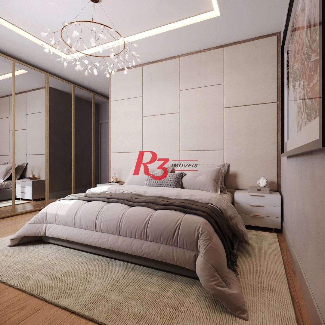 Apartamento com 3 dormitórios à venda, 158 m² por R$ 3.090.000,00 - Embaré - Santos/SP