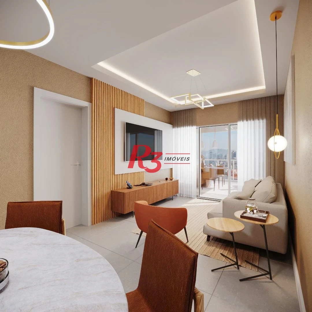 Apartamento com 3 dormitórios à venda, 158 m² por R$ 3.090.000,00 - Embaré - Santos/SP