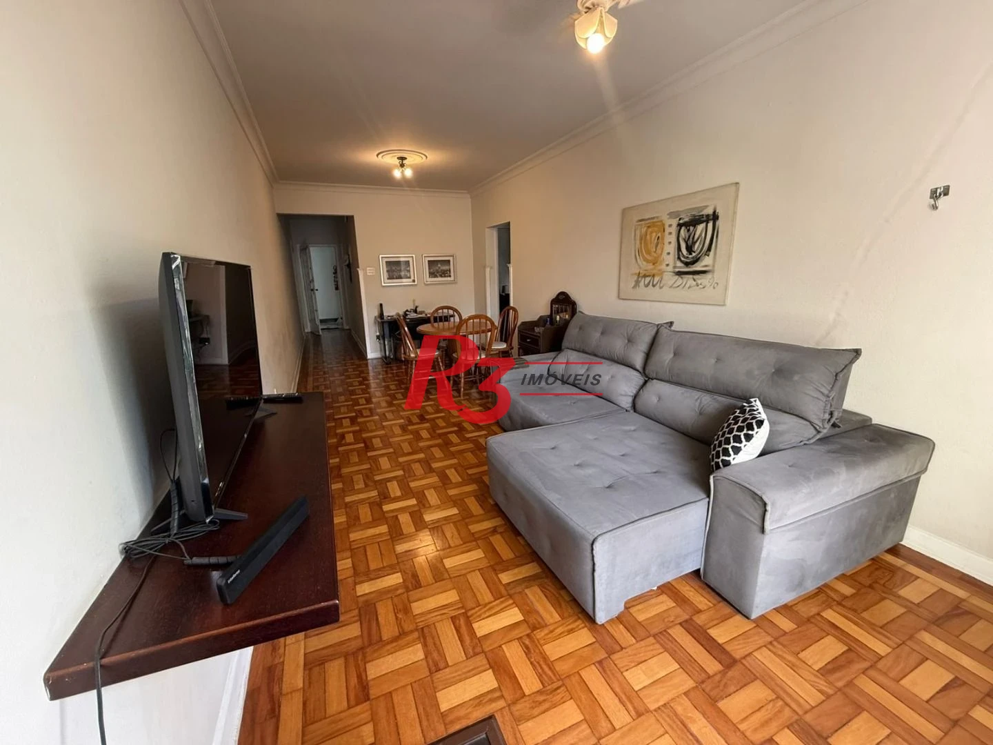 Apartamento com 2 dormitórios para alugar, 110 m² por R$ 5.900,00/mês - Boqueirão - Santos/SP