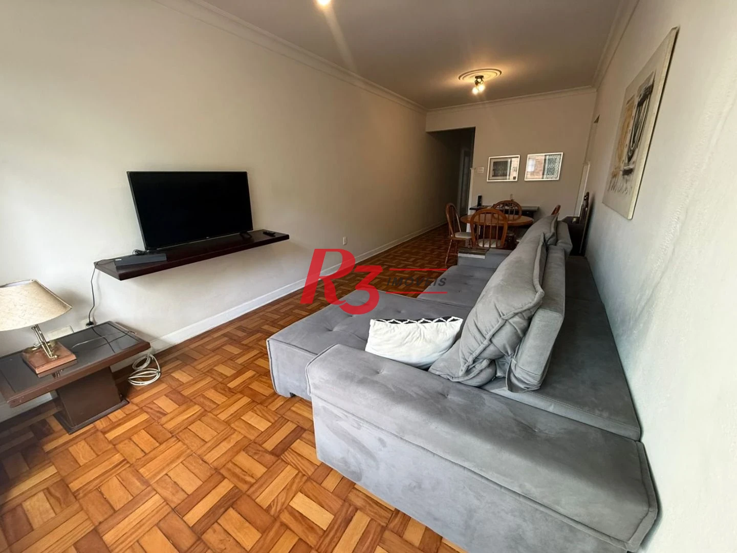 Apartamento com 2 dormitórios para alugar, 110 m² por R$ 5.900,00/mês - Boqueirão - Santos/SP