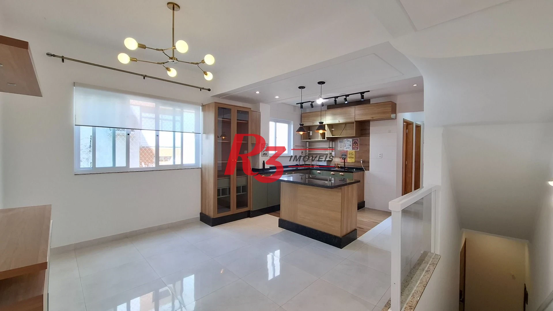 Village com 2 dormitórios para alugar, 88 m² por R$ 4.200,00/mês - Campo Grande - Santos/SP
