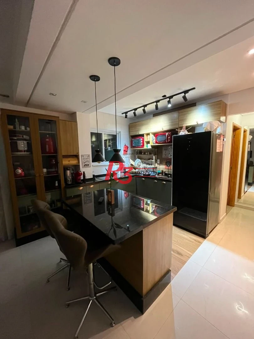 Village com 2 dormitórios para alugar, 88 m² por R$ 4.900,00/mês - Campo Grande - Santos/SP