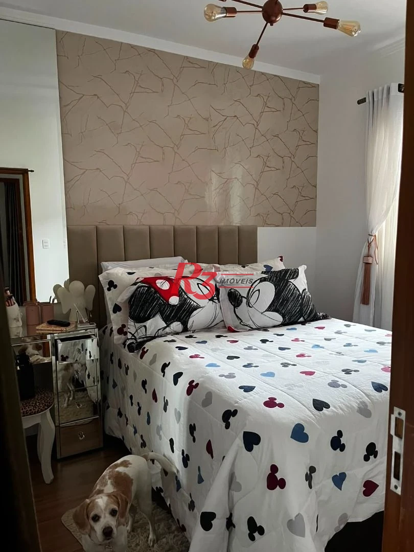Village com 2 dormitórios para alugar, 88 m² por R$ 4.900,00/mês - Campo Grande - Santos/SP