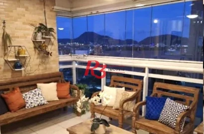 Apartamento com 3 dormitórios à venda, 103 m² por R$ 1.250.000,00 - Ponta da Praia - Santos/SP