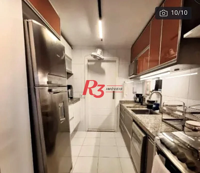 Apartamento com 3 dormitórios à venda, 103 m² por R$ 1.250.000,00 - Ponta da Praia - Santos/SP
