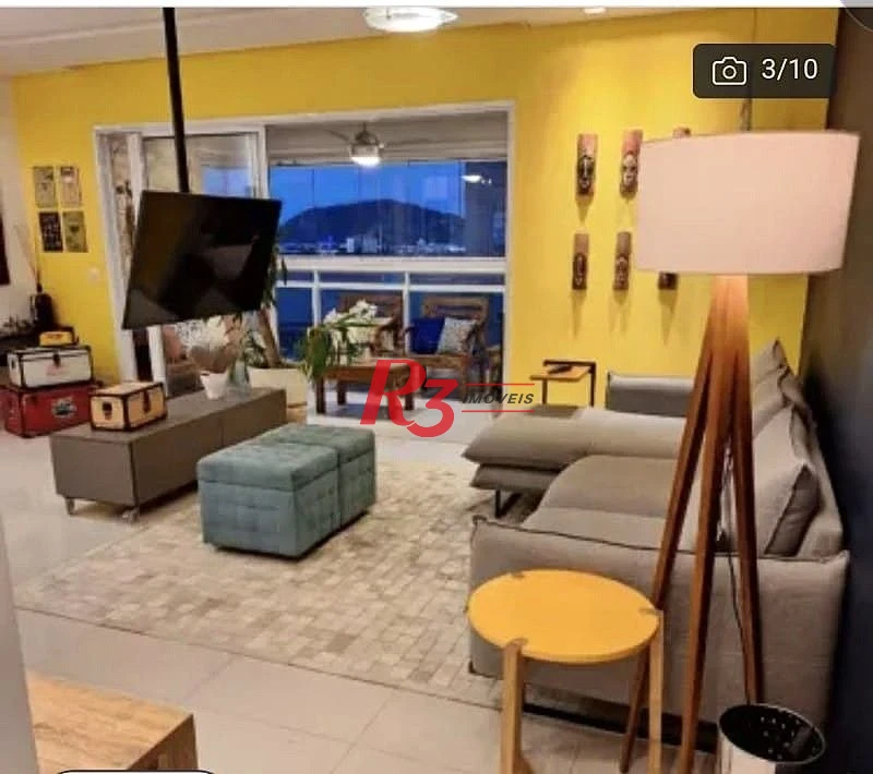 Apartamento com 3 dormitórios à venda, 103 m² por R$ 1.250.000,00 - Ponta da Praia - Santos/SP