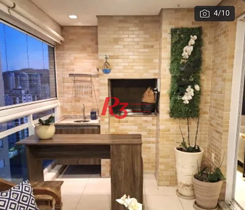 Apartamento com 3 dormitórios à venda, 103 m² por R$ 1.250.000,00 - Ponta da Praia - Santos/SP