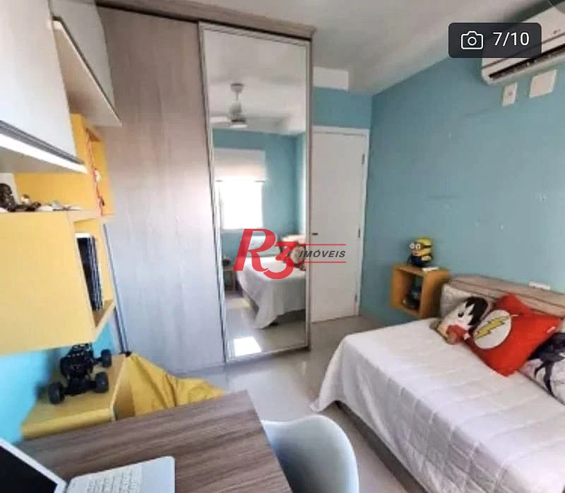 Apartamento com 3 dormitórios à venda, 103 m² por R$ 1.250.000,00 - Ponta da Praia - Santos/SP