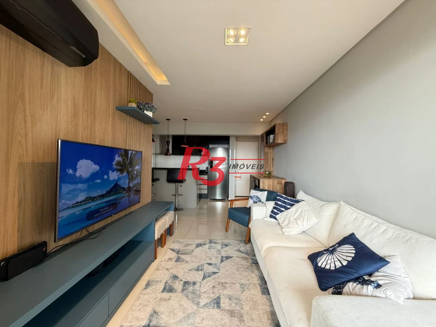Apartamento com 2 dormitórios à venda, 66 m² por R$ 745.000,00 - Macuco - Santos/SP