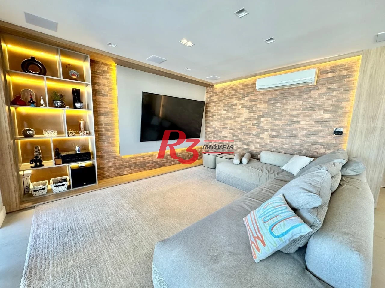Apartamento à venda, 223 m² por R$ 4.100.000,00 - Embaré - Santos/SP