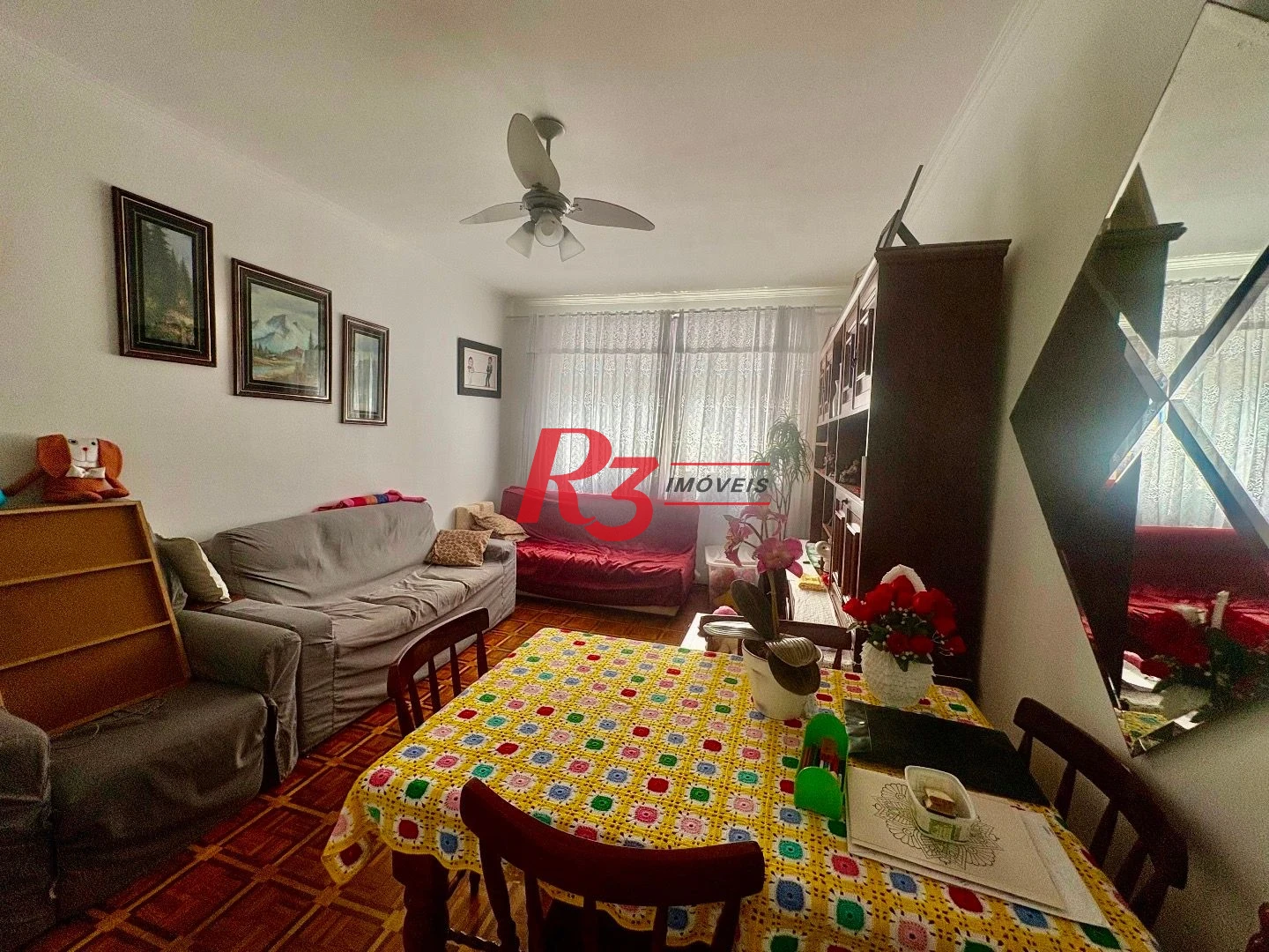 Apartamento com 2 dormitórios à venda, 100 m² por R$ 650.000,00 - Campo Grande - Santos/SP