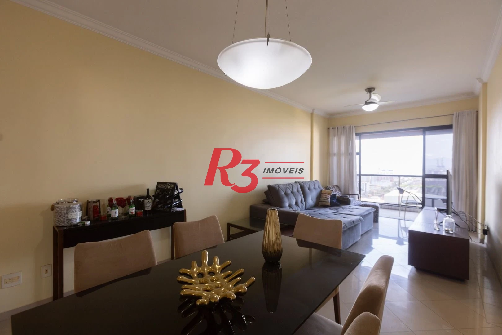 Apartamento com 3 dormitórios à venda, 137 m² por R$ 1.340.000,00 - Aparecida - Santos/SP