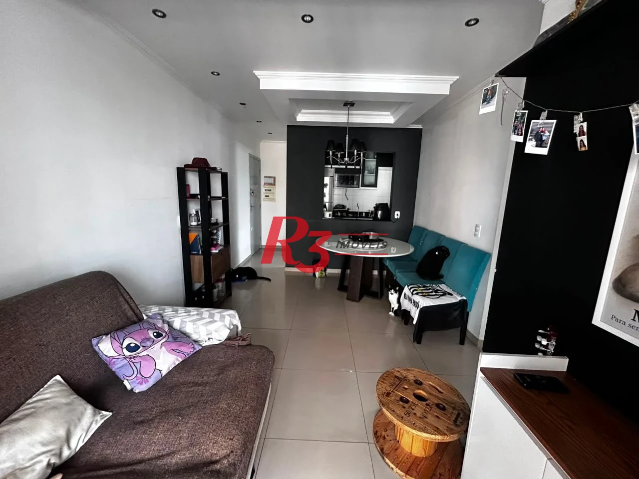 Apartamento com 3 dormitórios à venda, 69 m² por R$ 430.000,00 - Areia Branca - Santos/SP