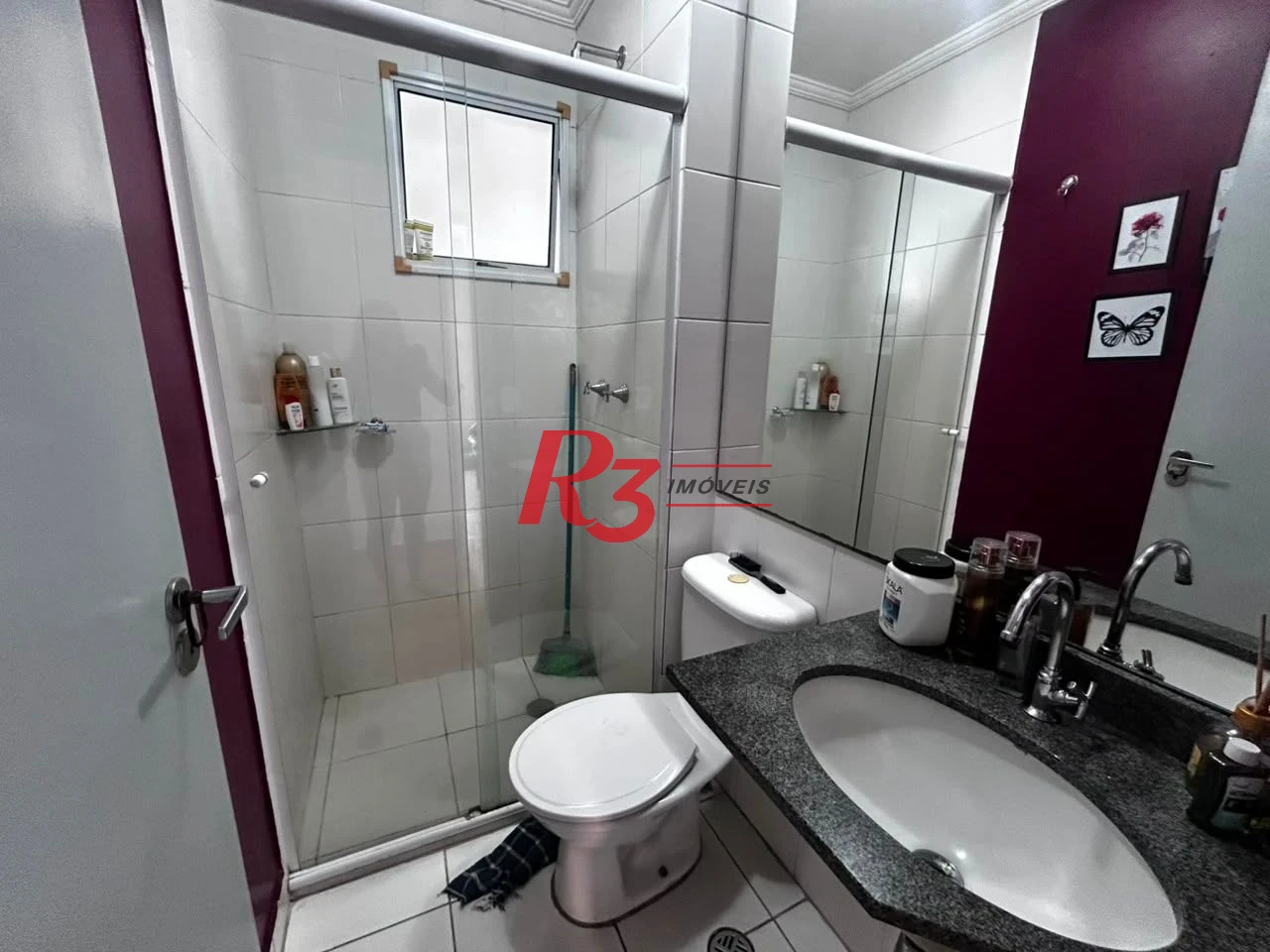Apartamento com 3 dormitórios à venda, 69 m² por R$ 430.000,00 - Areia Branca - Santos/SP