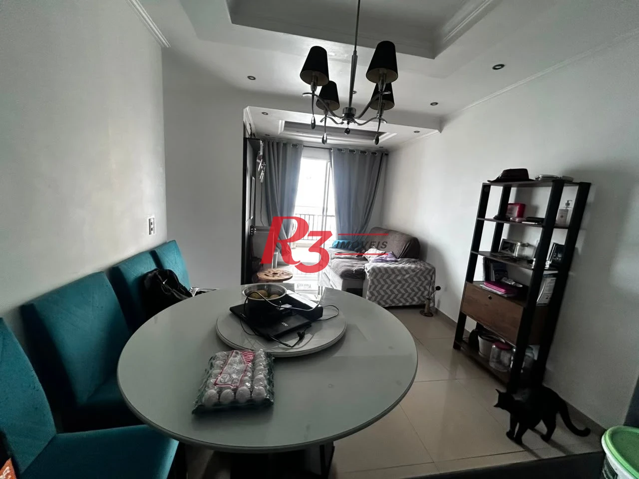 Apartamento com 3 dormitórios à venda, 69 m² por R$ 430.000,00 - Areia Branca - Santos/SP