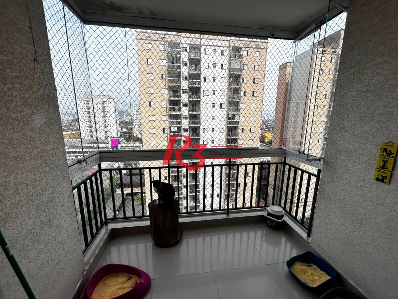 Apartamento com 3 dormitórios à venda, 69 m² por R$ 430.000,00 - Areia Branca - Santos/SP
