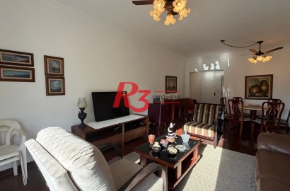 Apartamento com 3 dormitórios à venda, 139 m² por R$ 1.300.000,00 - Boqueirão - Santos/SP