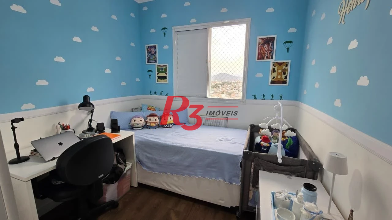 Apartamento com 2 dormitórios à venda, 49 m² por R$ 378.000,00 - Castelo - Santos/SP
