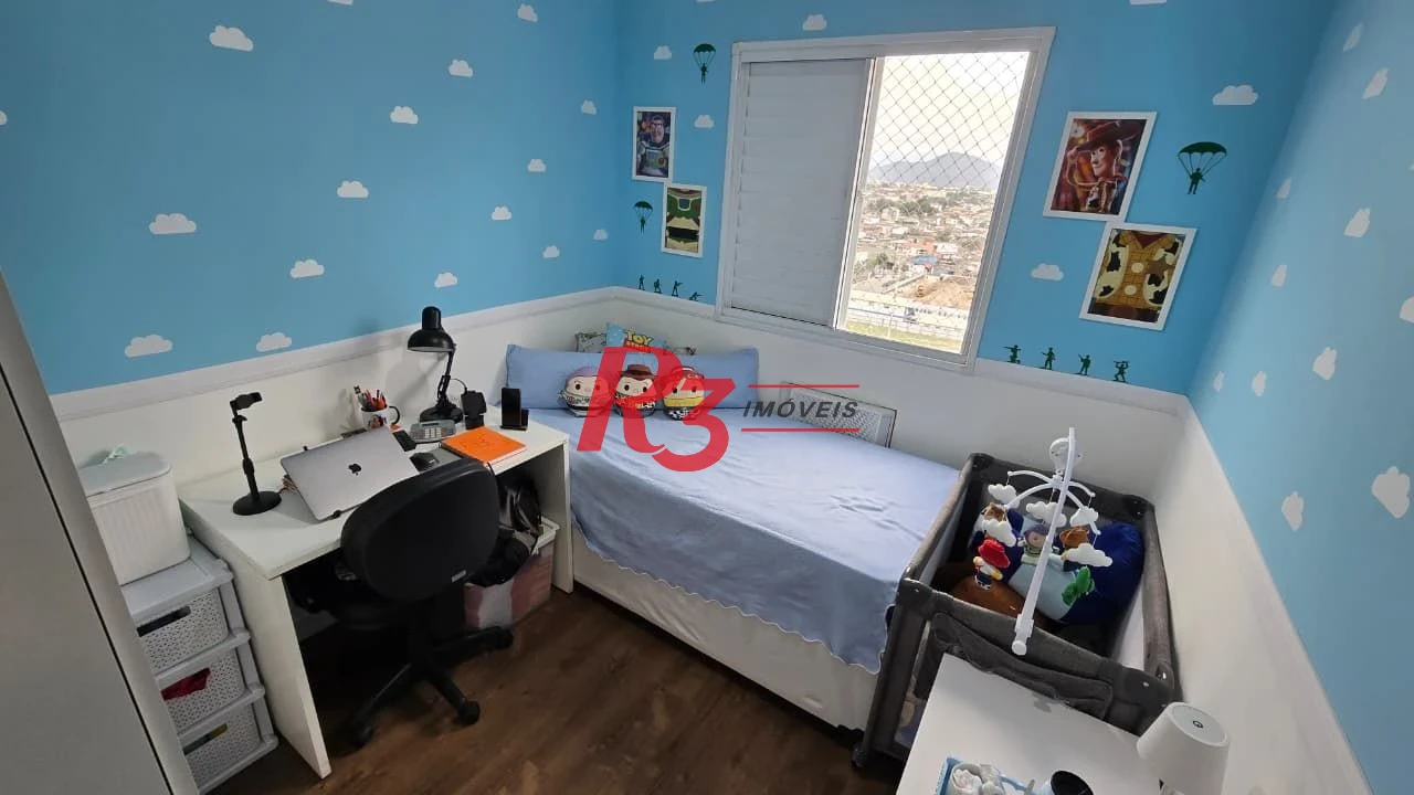 Apartamento com 2 dormitórios à venda, 49 m² por R$ 378.000,00 - Castelo - Santos/SP