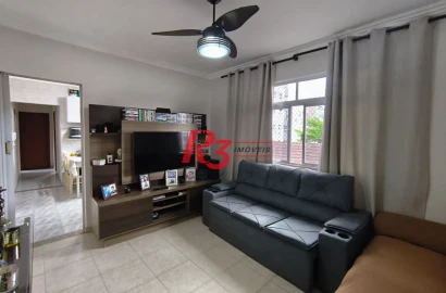 Apartamento com 2 dormitórios à venda, 67 m² por R$ 400.000,00 - Embaré - Santos/SP