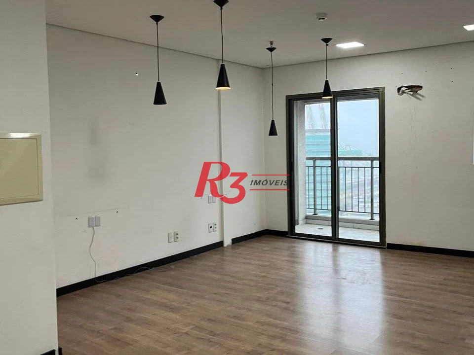 Sala, 95 m² - venda por R$ 750.000,00 ou aluguel por R$ 5.730,00/mês - Valongo - Santos/SP