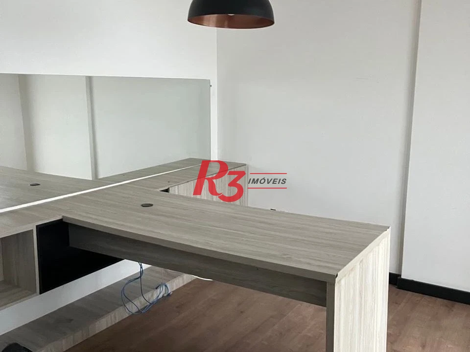 Sala, 95 m² - venda por R$ 750.000,00 ou aluguel por R$ 5.730,00/mês - Valongo - Santos/SP