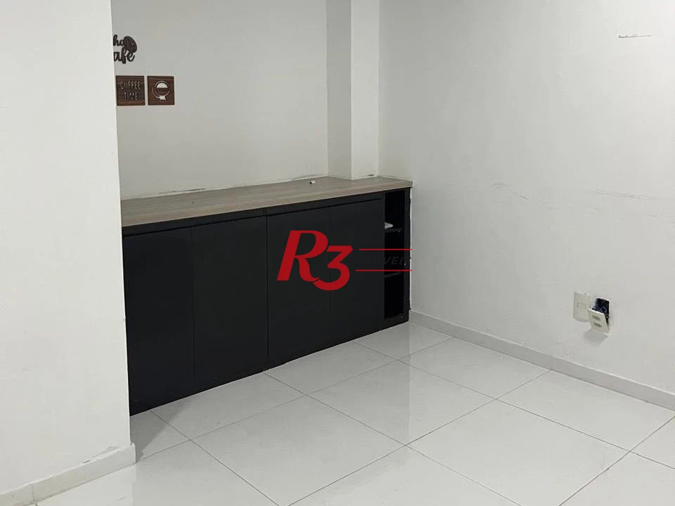 Sala, 95 m² - venda por R$ 750.000,00 ou aluguel por R$ 5.730,00/mês - Valongo - Santos/SP