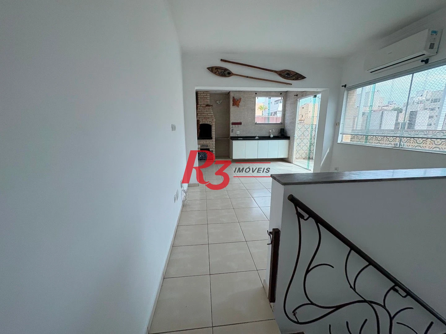 Apartamento Duplex com 3 dormitórios à venda, 144 m² por R$ 1.015.000,00 - Aparecida - Santos/SP