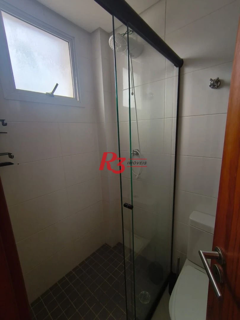 Apartamento com 1 dormitório para alugar, 52 m² por R$ 4.200,00/mês - Boqueirão - Santos/SP