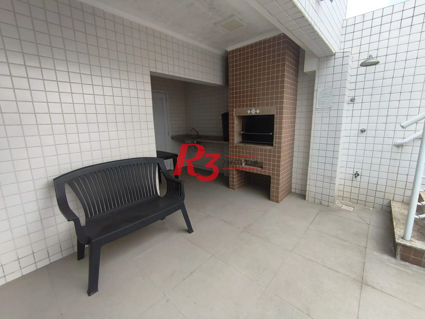 Apartamento com 1 dormitório para alugar, 52 m² por R$ 4.200,00/mês - Boqueirão - Santos/SP