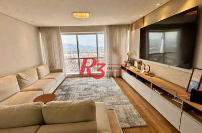 Apartamento com 2 dormitórios à venda, 96 m² por R$ 2.200.000,00 - Aparecida - Santos/SP
