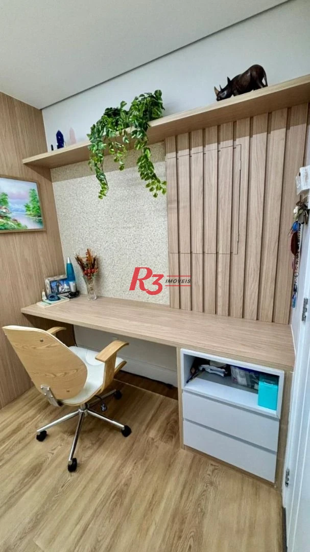 Apartamento com 2 dormitórios à venda, 96 m² por R$ 2.200.000,00 - Aparecida - Santos/SP