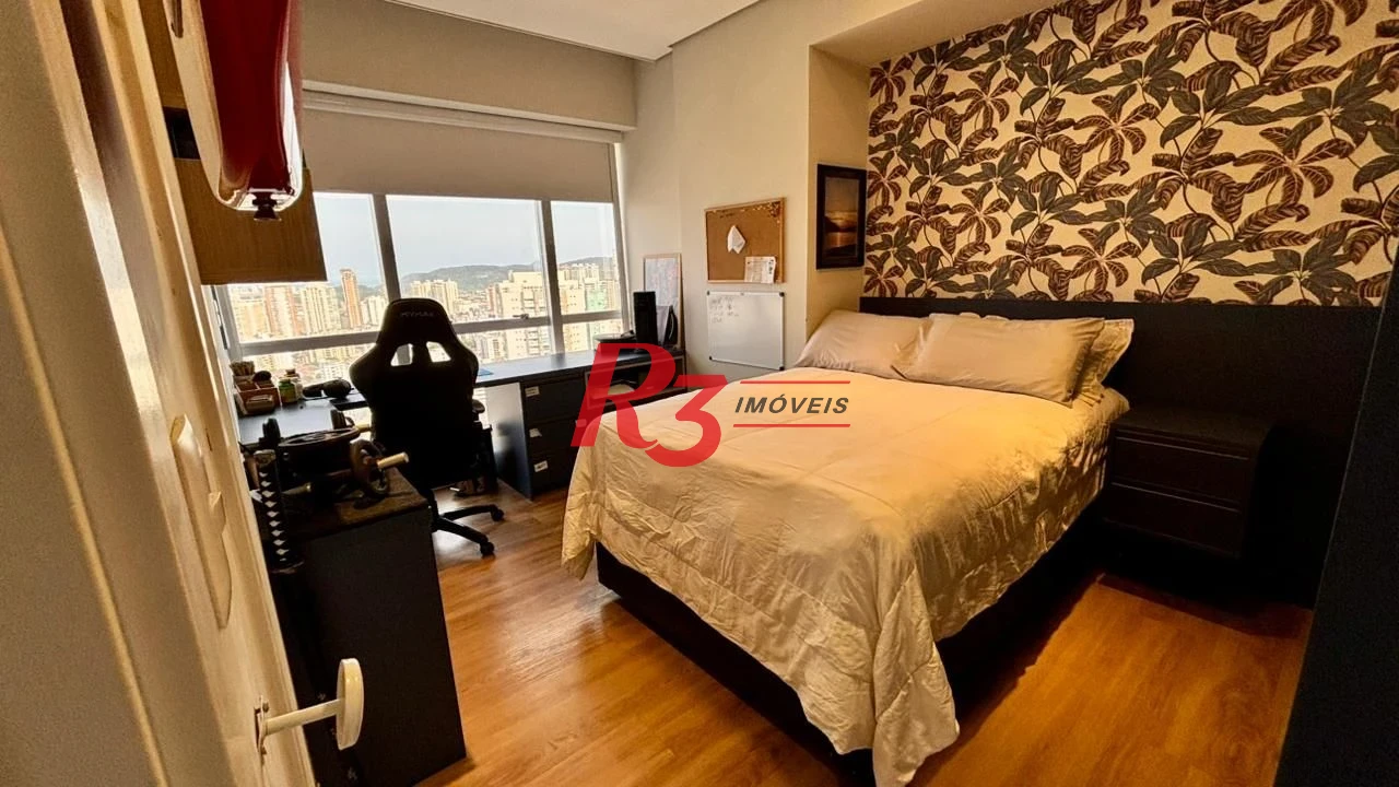 Apartamento com 2 dormitórios à venda, 96 m² por R$ 2.200.000,00 - Aparecida - Santos/SP