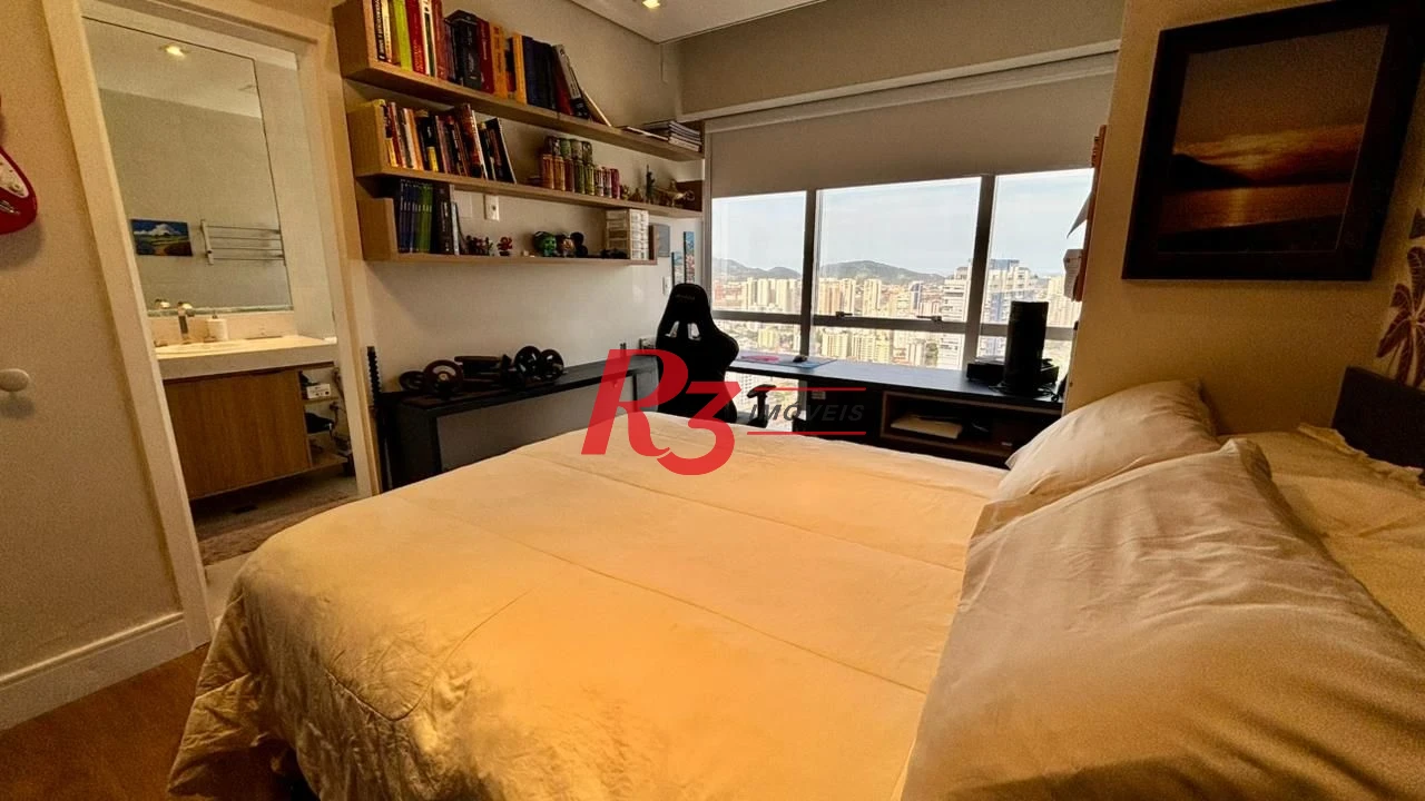 Apartamento com 2 dormitórios à venda, 96 m² por R$ 2.200.000,00 - Aparecida - Santos/SP