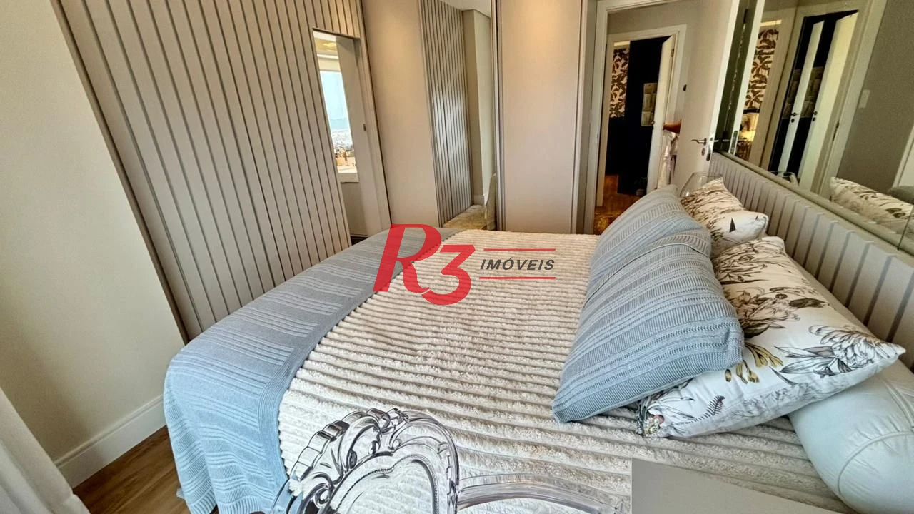 Apartamento com 2 dormitórios à venda, 96 m² por R$ 2.200.000,00 - Aparecida - Santos/SP