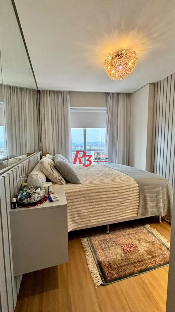 Apartamento com 2 dormitórios à venda, 96 m² por R$ 2.200.000,00 - Aparecida - Santos/SP