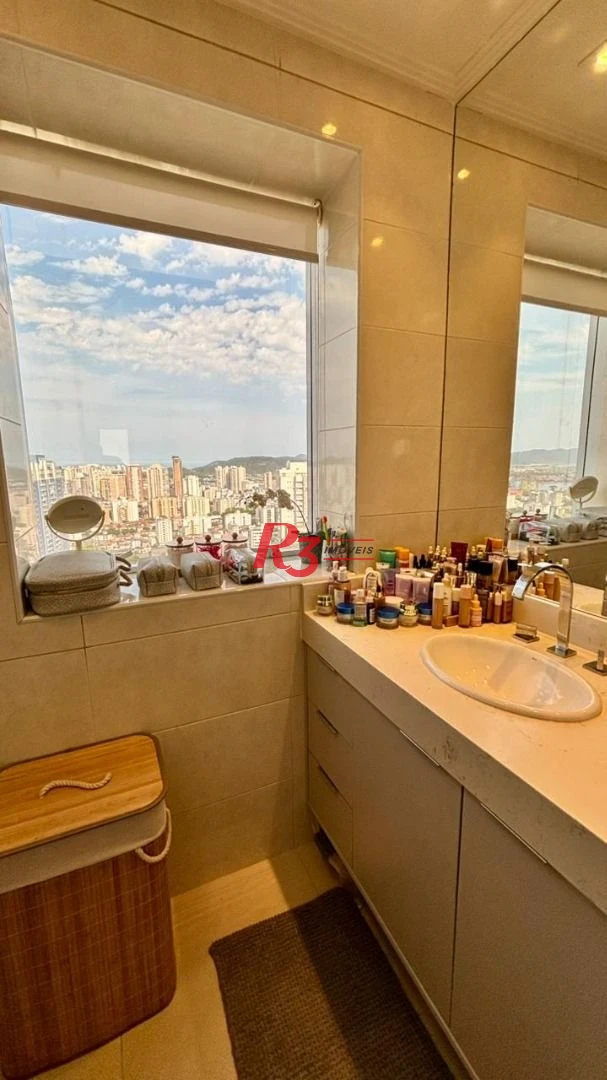 Apartamento com 2 dormitórios à venda, 96 m² por R$ 2.200.000,00 - Aparecida - Santos/SP