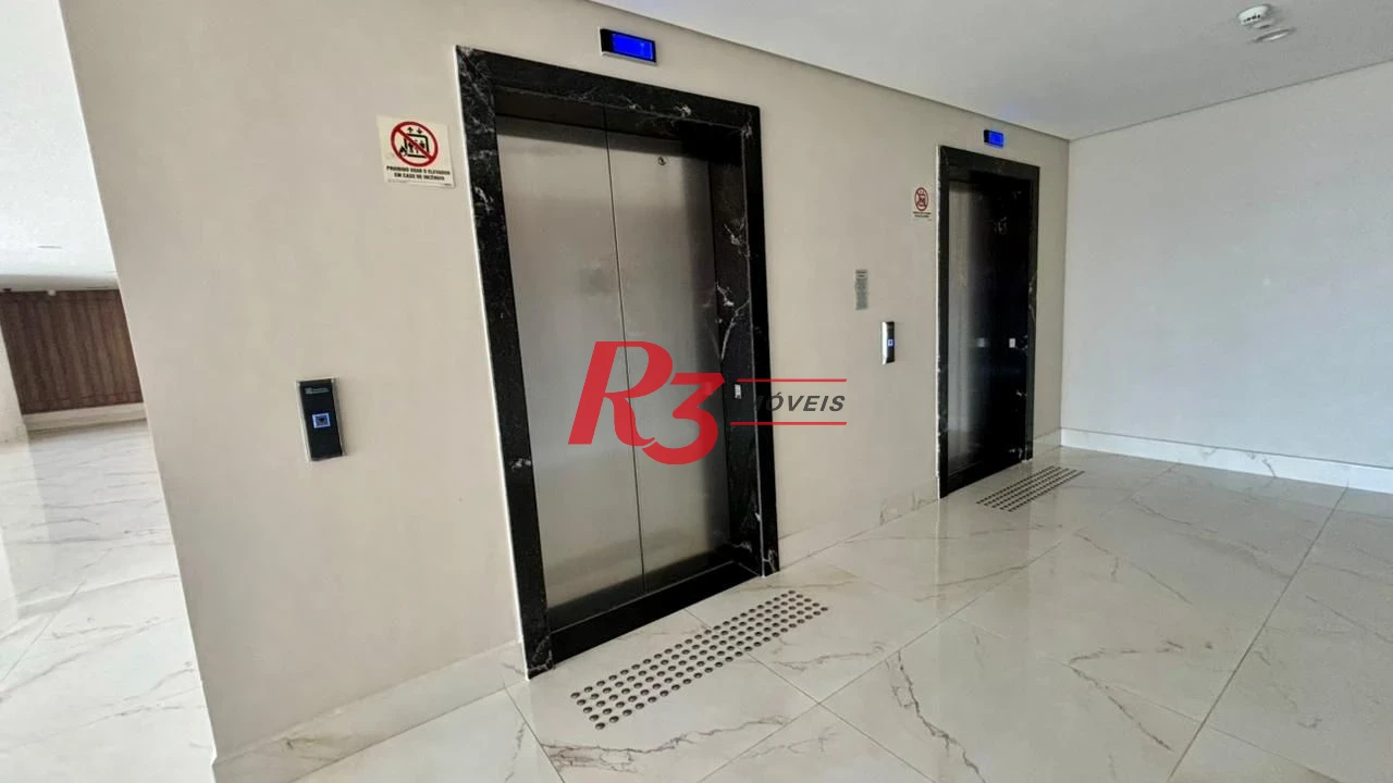 Apartamento com 2 dormitórios à venda, 96 m² por R$ 2.200.000,00 - Aparecida - Santos/SP