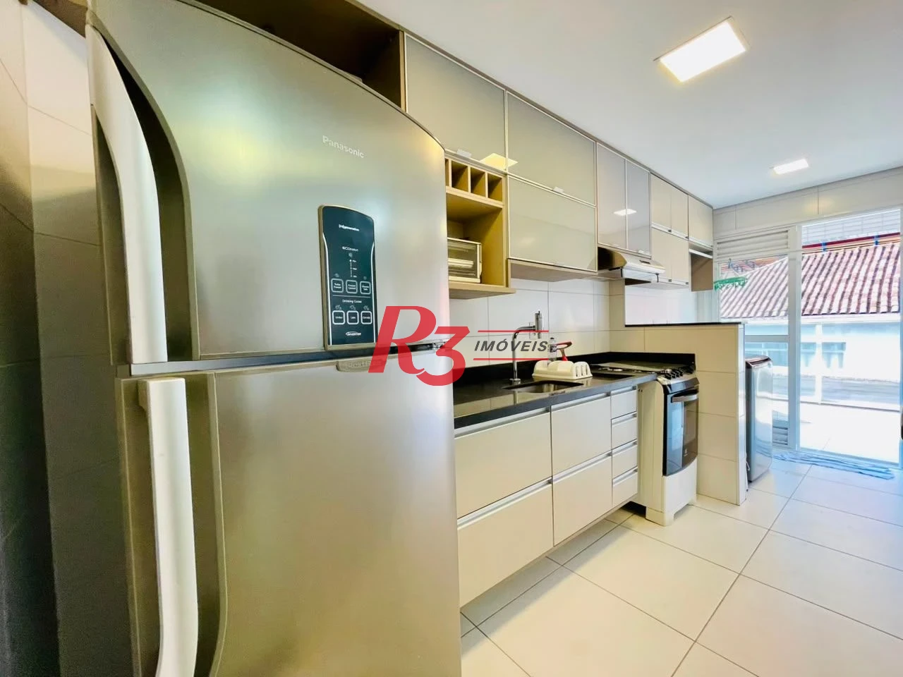Apartamento com 1 dormitório para alugar, 54 m² por R$ 4.700,00/mês - Embaré - Santos/SP